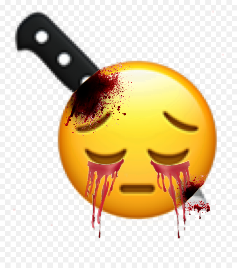 Istab Istabyou Stab Knife Dead Blood - Dead Emoji,Blood Emoji
