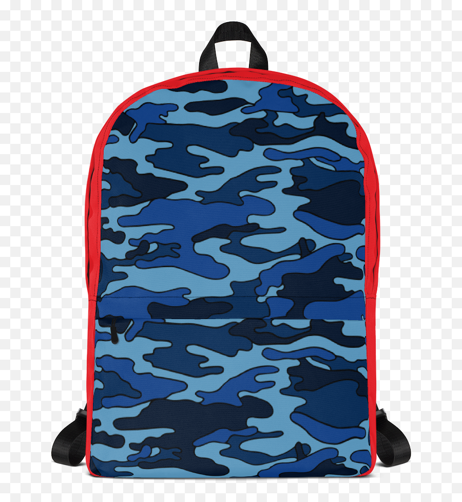 Navy Camo With Red Backpack - Backpack Cwc Emoji,Red Bag Emoji
