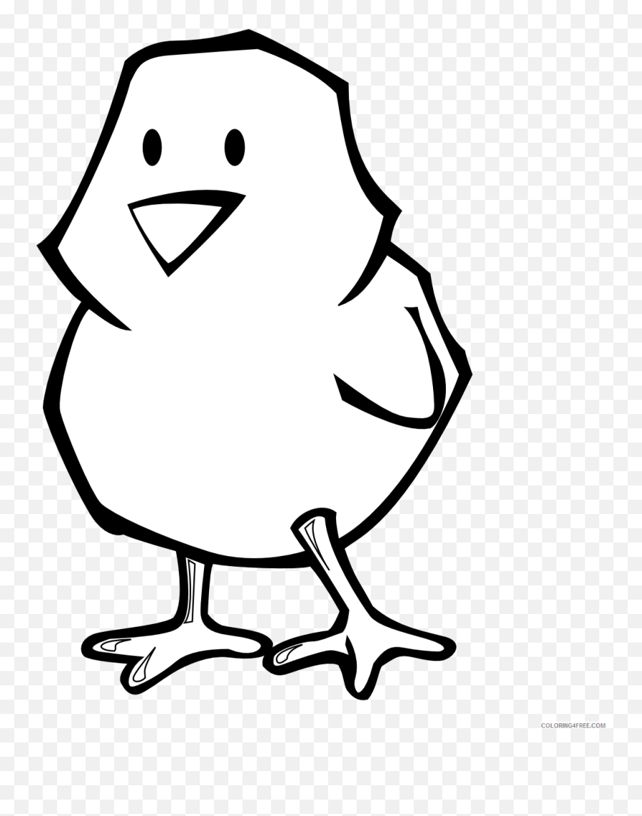 Chick Spring Coloring Pages Chick Spring 2 10 Black - Easter Chick Coloring Pages Emoji,Emoji Movie Coloring Pages