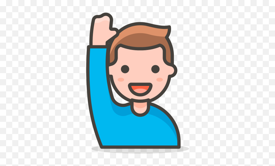 Man Raising Hand Free Icon Of 780 - Person With Raised Hand Icon Emoji,Facepalm Emoji Man