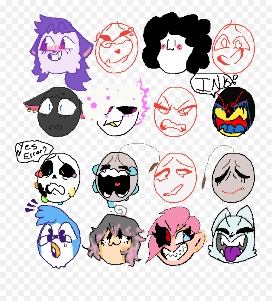 Pixilart - Class 1a Drawing Emoji,The Blossom Face Emoticon