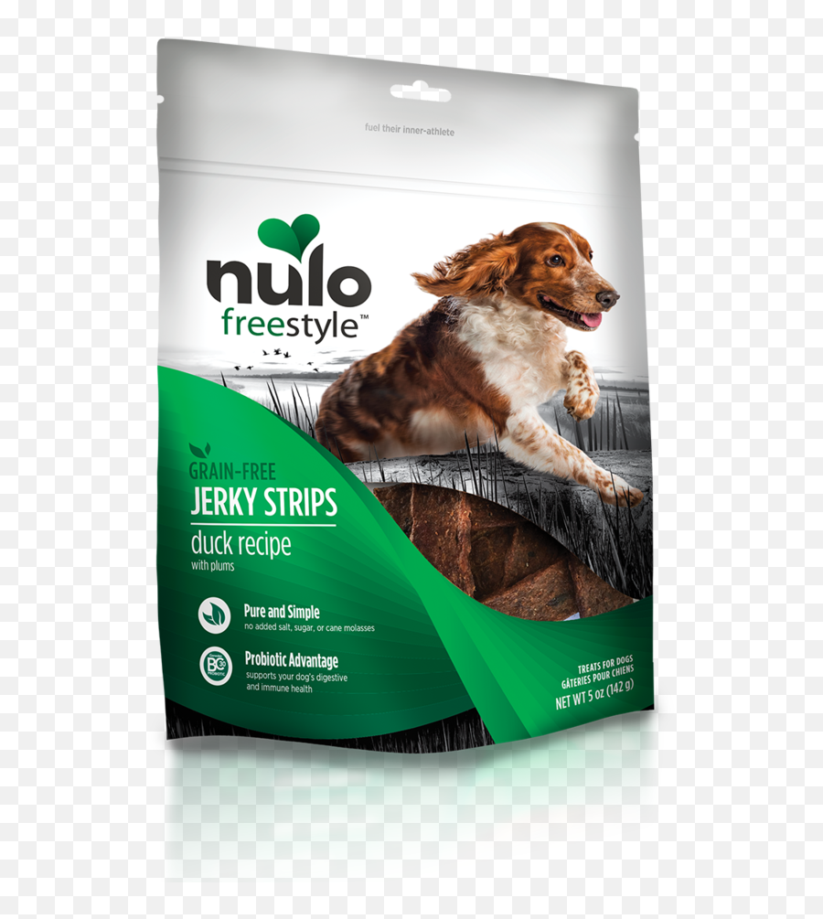 Nulo Freestyle Jerky Strips For Dogs - Nulo Freestyle Dog Treats Emoji,Dog Emotion 50% Up