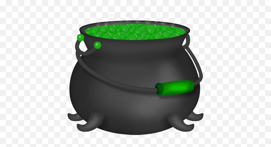 Witch Stirring Cauldron Clipart - Clip Art Library Witches Cauldron Png Emoji,Cauldron Emoji Tumblr