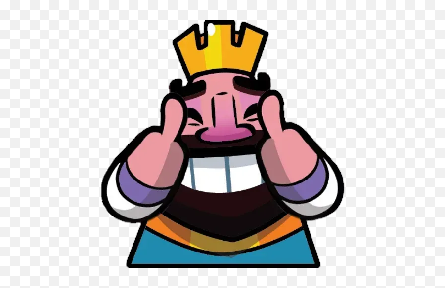 Clash Royale Whatsapp Stickers - Stickers Cloud Emoji Clash Royale Png,Clash Royale What Does The Crown Emoticon Mean