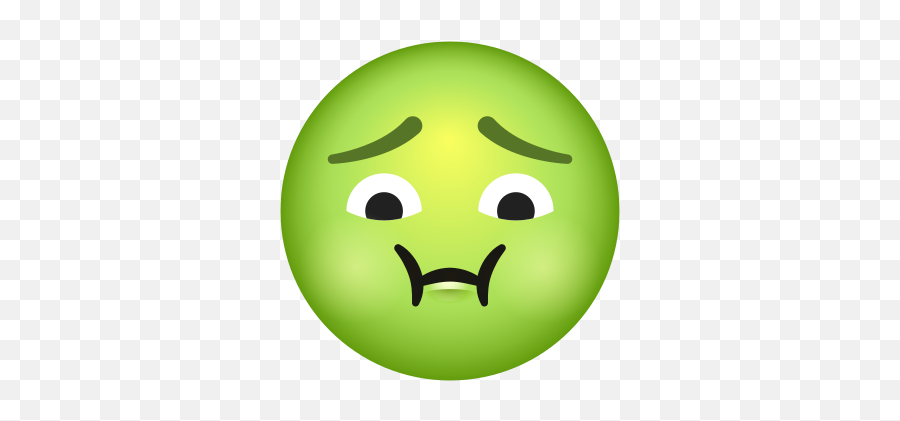 Nauseated Face Icon - Happy Emoji,Vomiting Emoji Iphone