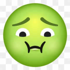 Nauseated Face Icon - Happy Emoji,Vomiting Emoji Iphone