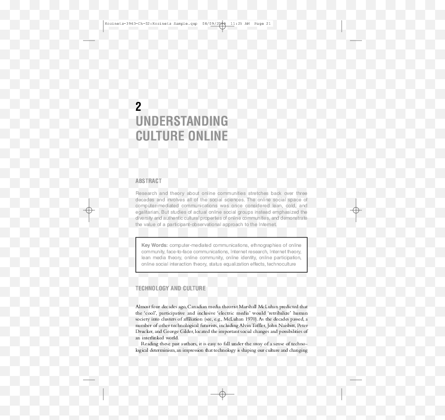 Pdf 2 Understanding Culture Online Robert Kozinets - Document Emoji,Ascii Emoticon Embarrassed