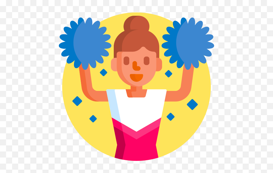 Cheerleader Sport Sports Free Icon Of Sport - Youtube Certified Meme Emoji,Facebook Cheerleader Emoticon