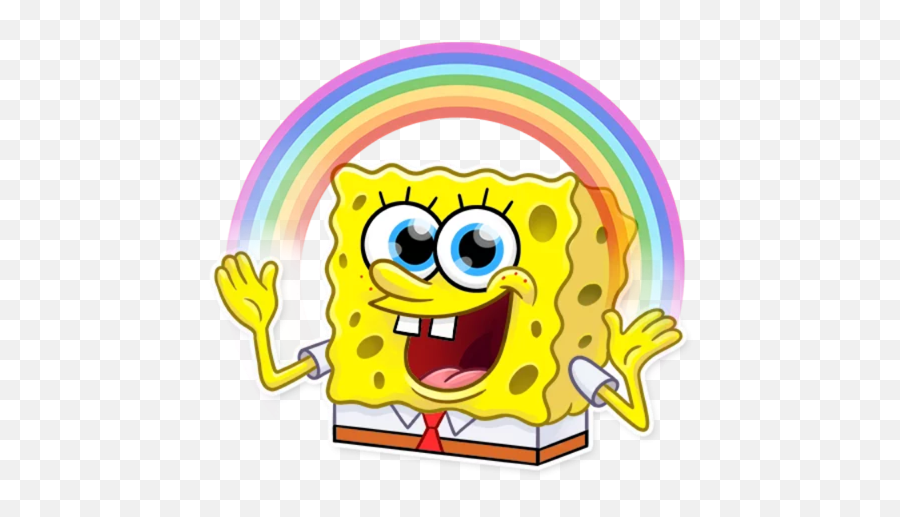 Bob Esponja - Stickers Bob Esponja Png Emoji,Emoticon Riendo Png Transparente