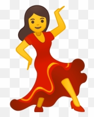 Download Dancing Emoji Woman Dancing - Transparent Dancing Emoji Png,Woman Emoji