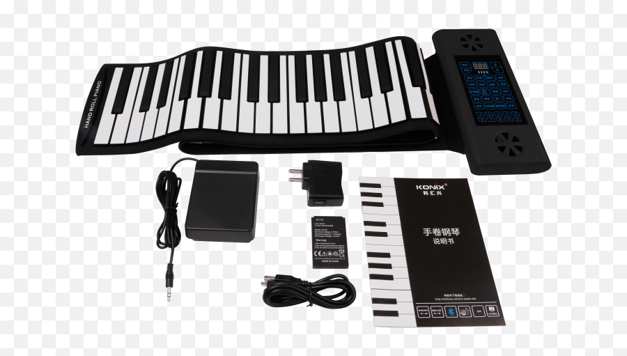 Roll Up Piano Silicone Pad Keyboard With 88 Keys Bluetooth Speakers - Keyboard Piano Pad Emoji,Piano Keys Emotion On Facebook