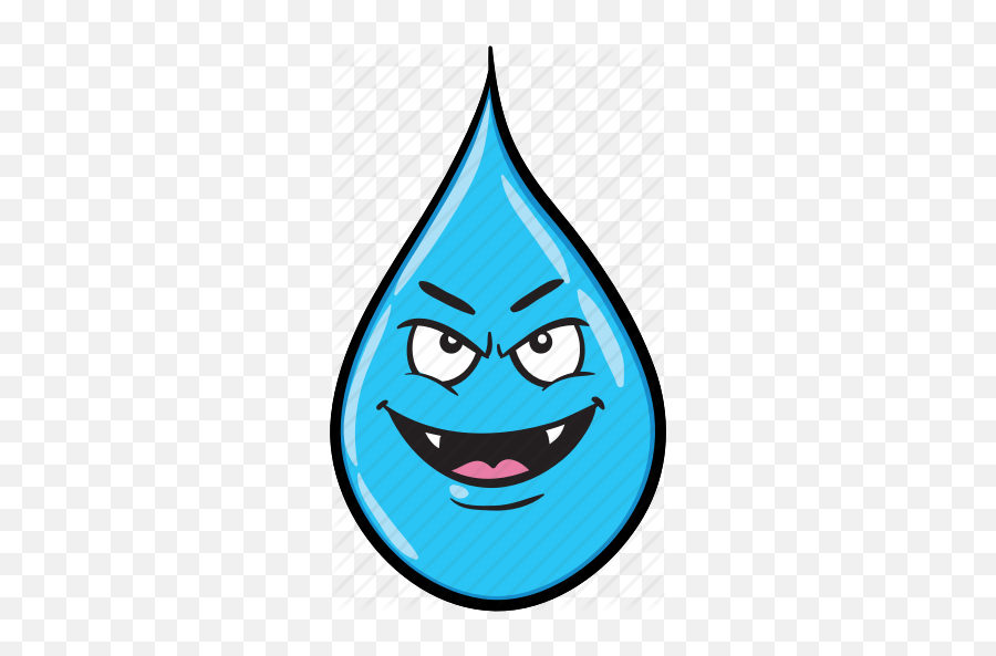 Cartoon Drop Emoji Rain Smiley Icon - Download On Iconfinder Happy,10 Rain Emoji