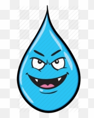 Cartoon Drop Emoji Rain Smiley Icon - Download On Iconfinder Happy,10 Rain Emoji