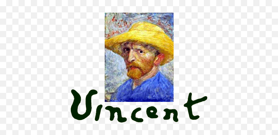 Nstc - Vincent Van Gogh Self Portrait Straw Hat Emoji,The Many Emotions Of Spock