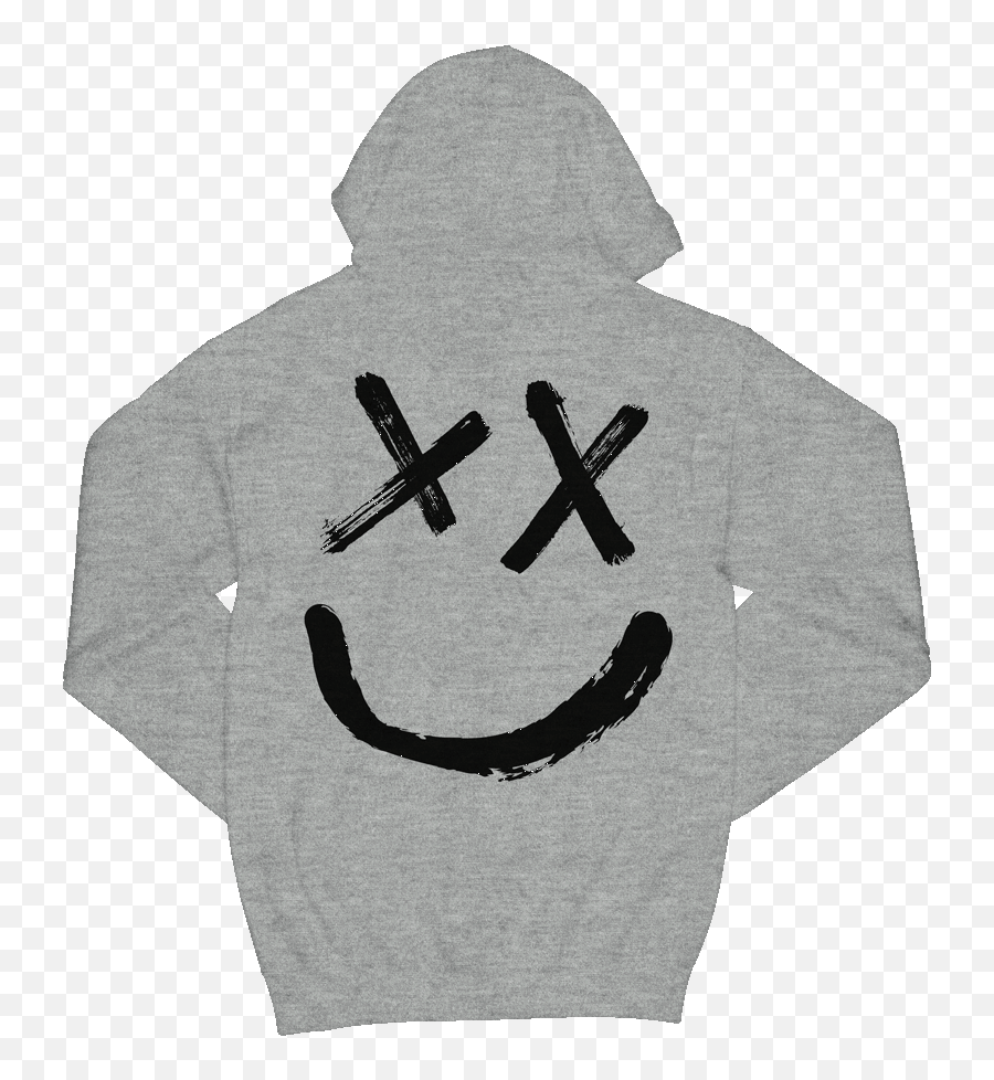 Reverse Smiley Logo Grey Hoodie - Louis Tomlinson Grey Hoodie Merch Emoji,Emoji Sweat Pants