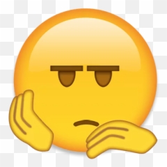 Telegram Sticker 38 From Collection Emoji - Happy,Pondering Emojis