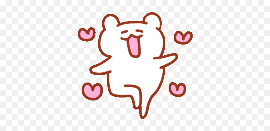 Bear Cute Sticker - Happy Emoji,Mocha And Milk Discord Emojis