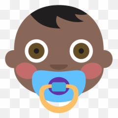 Baby Emoji Clipart - Baby Skin Tone 5,Baby Emoji Png