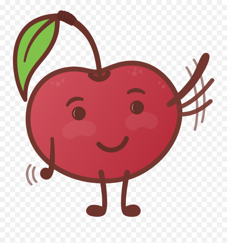 Kersie The Wonder Cherry - Fresh Emoji,Nerd Emoji Pillows
