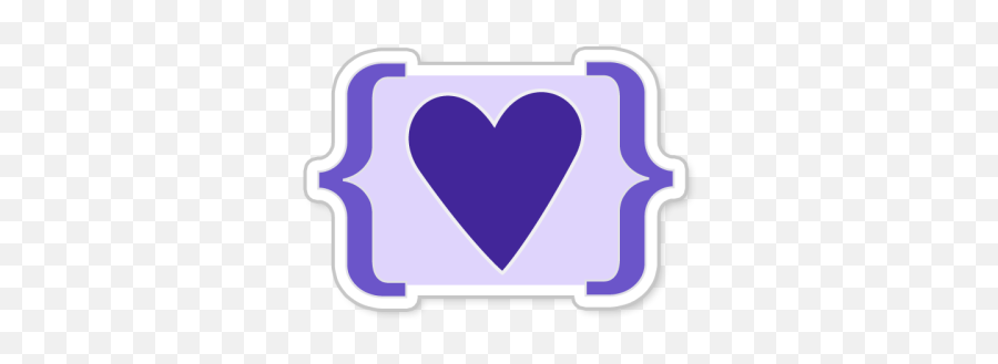 She Coded Badge - Dev Community Emoji,What Does A Purple Heart Emoji Mean