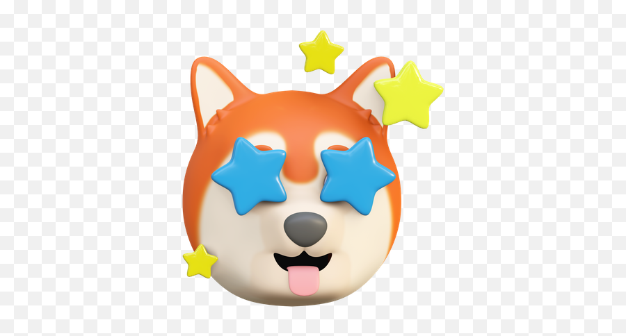 Premium Dog Money Face Emoji 3d Illustration Download In Png,Puppy Eye Emoji