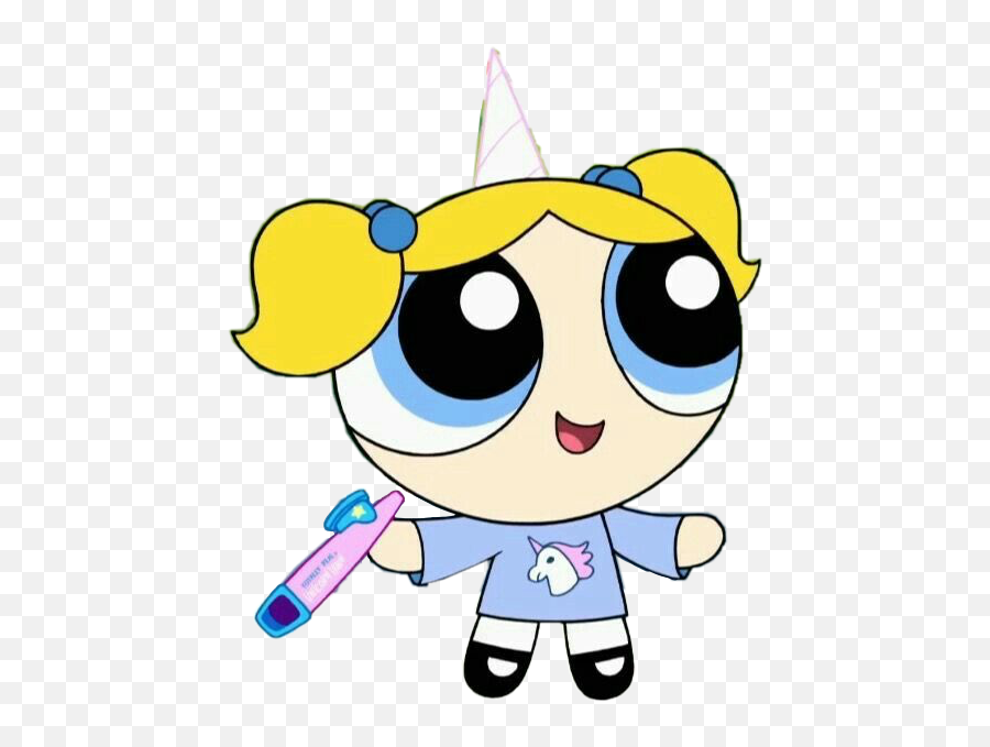 Bubbles Powerpuff Girls Sticker - Gambar Powerpuff Girls Bubbles Emoji,Powerpuff Girls Emoji