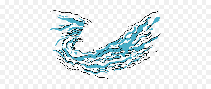 Wave Water Hand Drawn Water Transparent Png U0026 Svg Vector Emoji,Water Emoji Wave