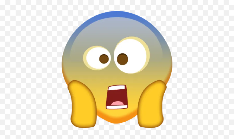 Emoji By You - Sticker Maker For Whatsapp,Freaked Out Emoji Face