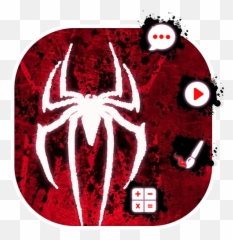 Amazing White Red Spider Theme U2013 Apps I Google Play - Tangle Web Spider Emoji,Spider Web Emoji