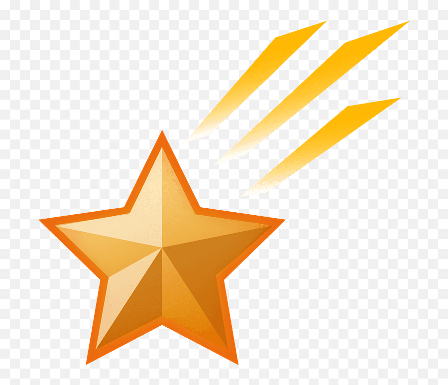 Shooting Star Id 12738 Emojicouk - Shooting Star Clipart Hd,Blue Star Emoji
