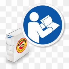 Iso Read Operatoru0027s Manual Symbol Grab A Labels Dispenser - Read And Understand Sign Emoji,Resistor Emoji