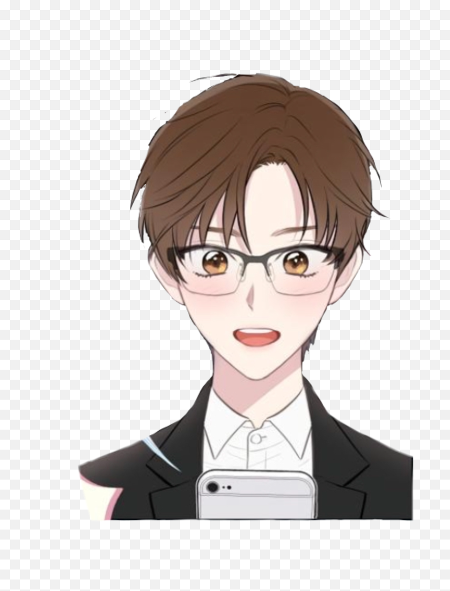 Jaehee Jaeheekang Sticker - Eyeglass Style Emoji,Mystic Messenger Jaehee Emoji