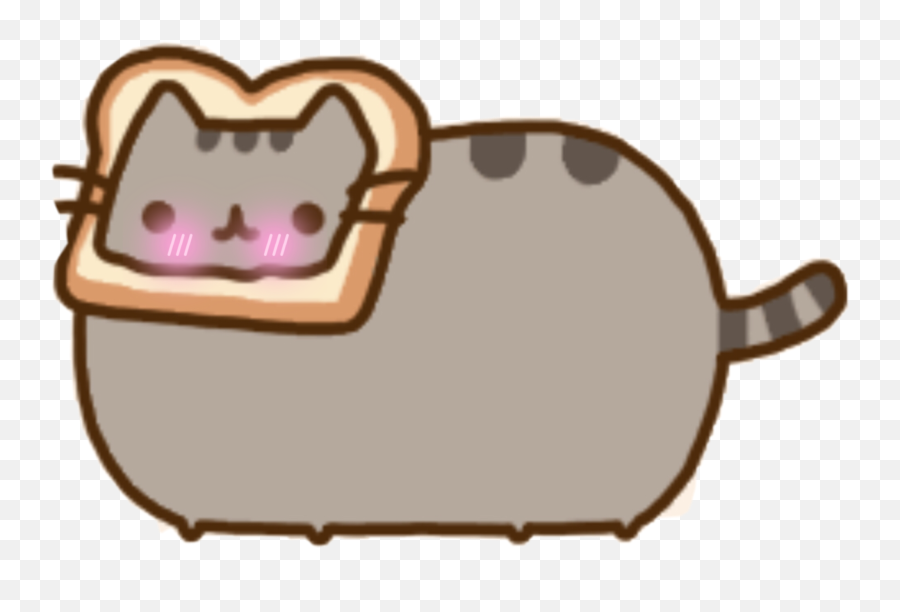 Pusheen Cat Cute Bread Sticker - Pusheen The Cat Emoji,Pusheen The Cat Emoji