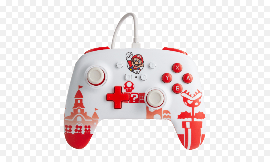 Enhanced Wired Controller For Nintendo Switch - Mario Red Enhanced Wired Controller For Nintendo Switch Mario Red White Emoji,Meat Game Controller Emoji