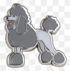 Poodle Emoji Pin - Dog Supply,Pink Poodle Emoji