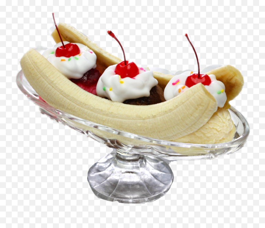 Banana Bananasplit Sticker - Banana Split Emoji,Emoji Ice Cream Sundae