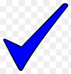 Free Tick Symbol Download Free Clip - Correction Blue Tick Emoji,Verified Tick Emoticon