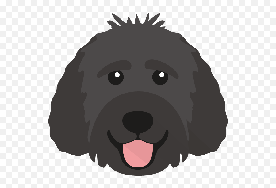 Party Animalu0027 Personalized Dog Bandana Yappycom - Goldendoodle Cartoon Face Emoji,Dog Wagging Emoji