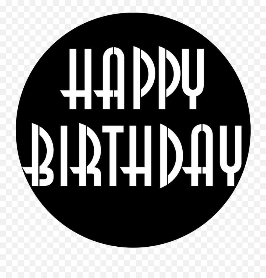 Apollo Happy Birthday - Me2487 Happy Birthday Logo Design Png Black Emoji,How To Make A Happy Birthday Emoticon