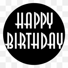 Apollo Happy Birthday - Me2487 Happy Birthday Logo Design Png Black Emoji,How To Make A Happy Birthday Emoticon