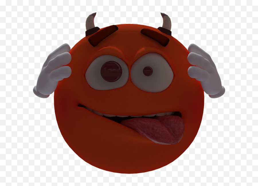Free Photo Smiley Emotion Red Devil Horns Emoticon - Max Pixel Happy Emoji,Demon Emoji