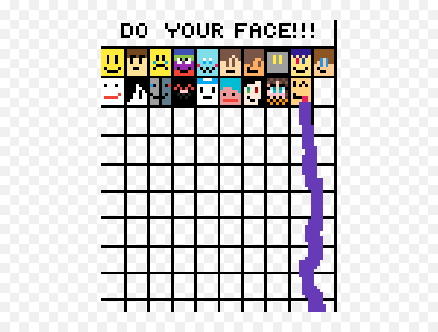 Sonu0027s Gallery - Pixilart Do Your Face Pixel Art Emoji,Goku Text Emoticon