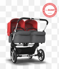 Us - Bugaboo D3t Stroller Bundle Aluminum Grey Melange Red Bugaboo Donkey Grey Melane Emoji,Work Emotion Wheel Center Caps