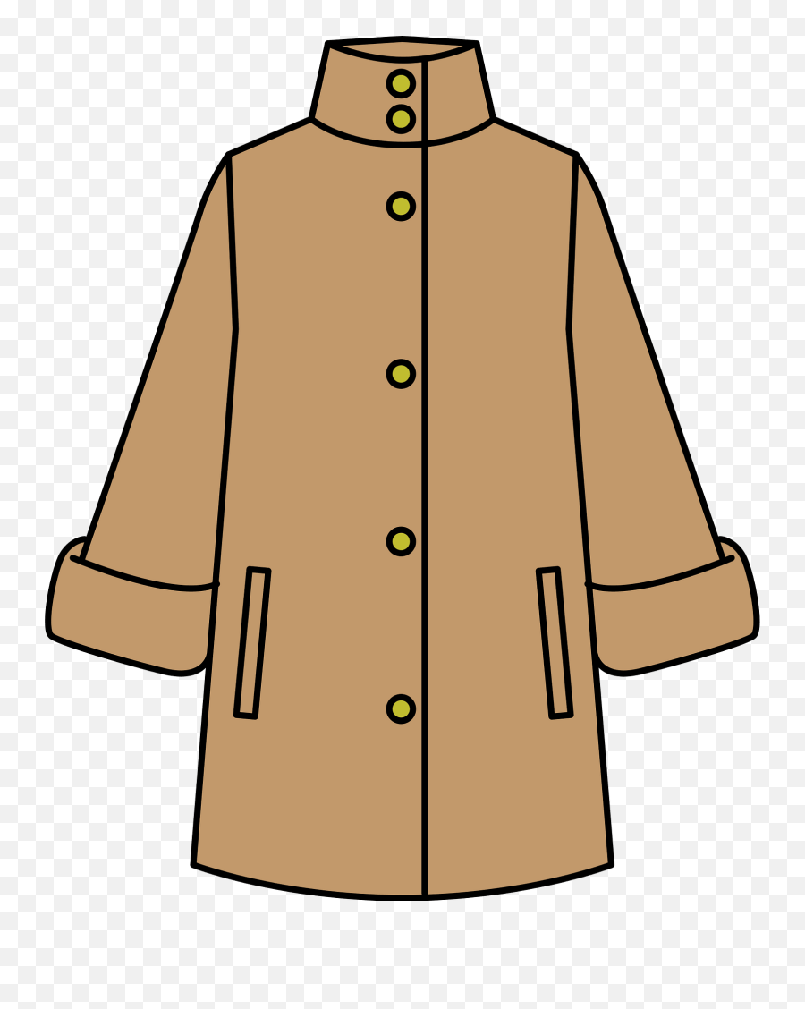 Brown Coat Clipart - Long Sleeve Emoji,Coat Emoji