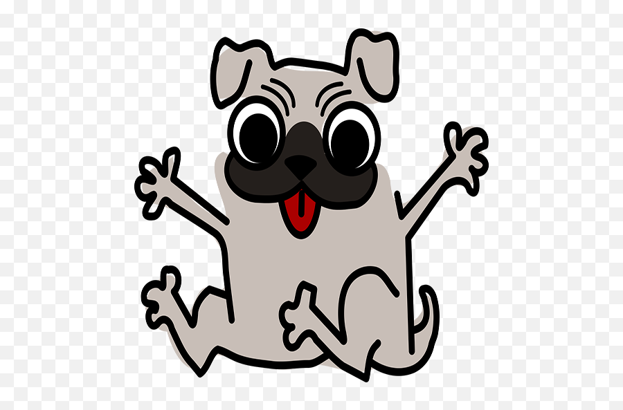 Pug Dog Apk 1 - Funny Dog Png Clipart Emoji,Pug Emoji Android