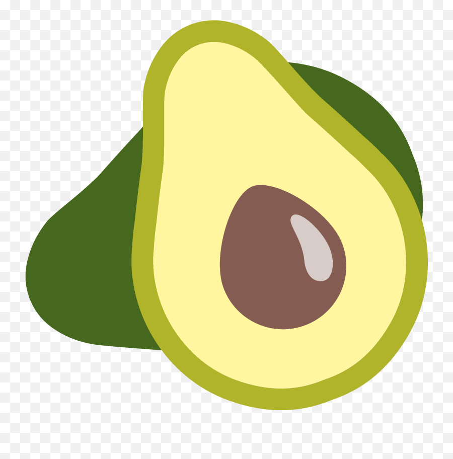 Avocado Emoji Clipart - Avocado Png Cartoon,Awkward Avocado Emoji