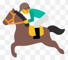Caballos Clipart - Ride A Horse Emoji,Emojis Carreras