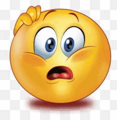 Confused Emoji Png Images Transparent - Transparent Background Confused Emoji Png,Spirt Of 76 Emoticon March