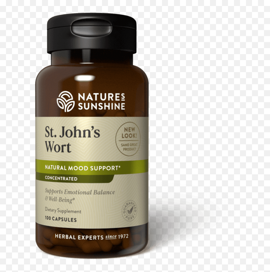 Natureu0027s Sunshine St Johnu0027s Wort Concentrate 100 Caps - Uña De Gato Nature Sunshine Emoji,Emotions Daily Rating Scale