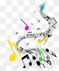 Music Music Notes Rainbow Sticker By - Musical Notes Clipart Vertical Emoji,Singing Notes Emoji Transparent Background